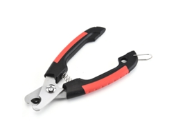 Aparador Unhas Pet Aço Ergonômico Vermelho