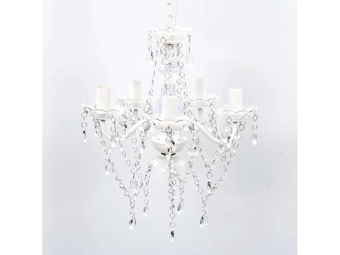 Artificial Crystal Glass Ceiling Light, Chandeliers Vidaxl Transparente Vidro (n/a)