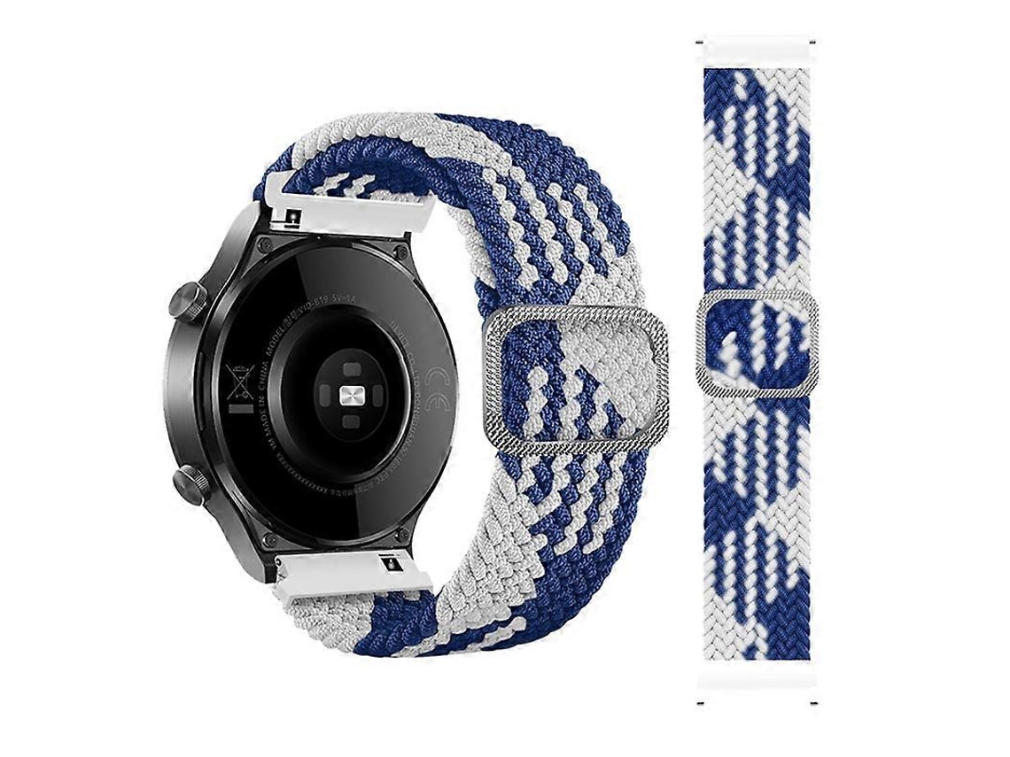 Pulseira De Nylon Trançado Ajustável E Elástica Para Samsung Galaxy Watch 3 De 45 Mm (arco-íris)