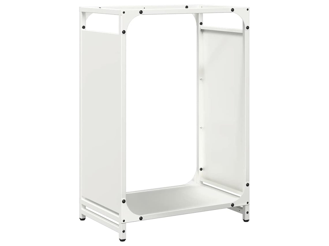 Rack De Lenha Vidaxl Branco (44 X 28 X 65 Cm)