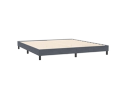 Bed Frame, Bed Frames Vidaxl Cinzeto Veludo (200 X 210 Cm)