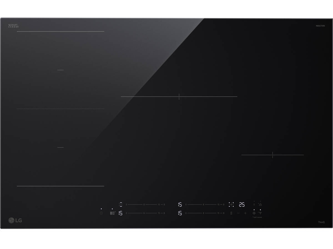 Placa de Indução LG CBIZ3035B (Elétrica - 80 cm - Preto)
