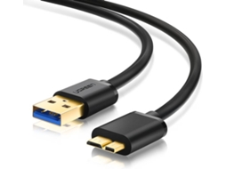 Cabo de Dados UGREEN (Micro USB A - USB Micro B - 50 cm - Preto)