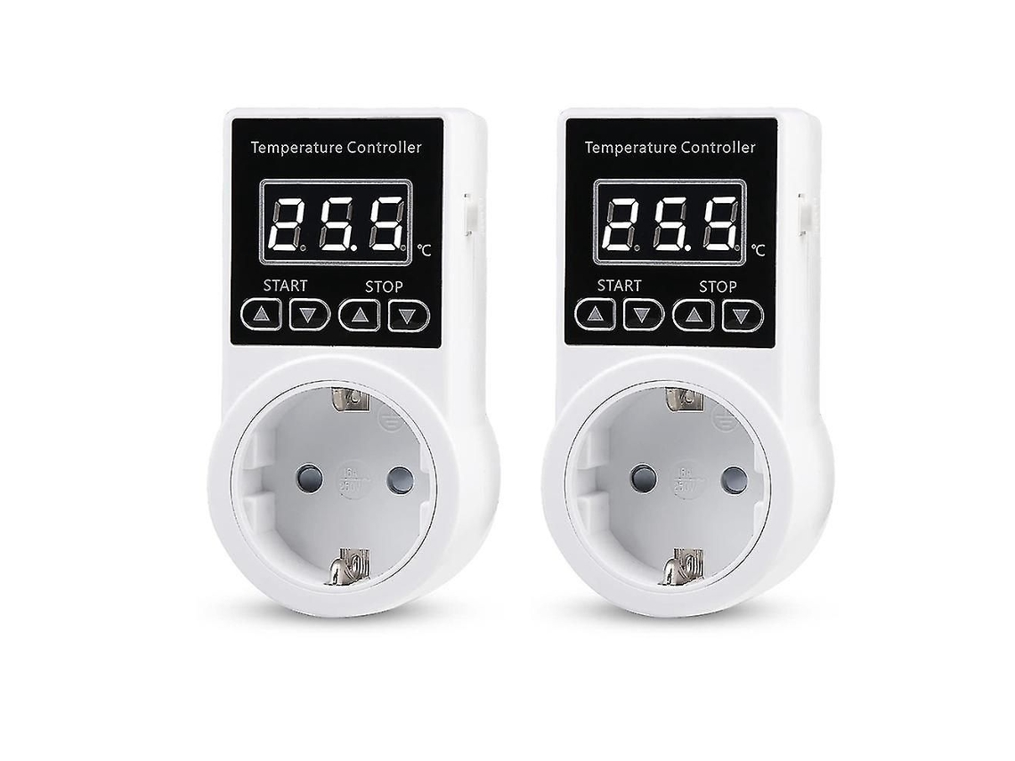 Tomada Termostática Com Sensor, Controlador Digital De Temperatura À Prova D'água