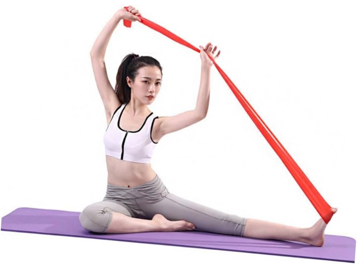 Ganazono Conjunto De 3-faixas Elásticas Resistência Para Exercícios Musculação, Yoga E Fisioterapia