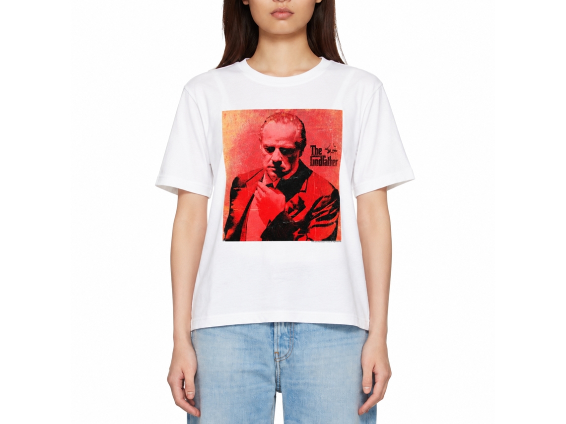 Rockinstone Godfather Red White Adult T-shirt Size:xxxl