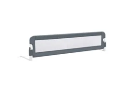 Grade de segurança Cinzento para cama infantil, 180x42cm, poliéster, exclusiva da Maison.