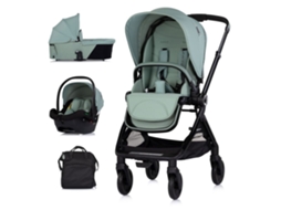 Carrinho de Bebé Trio Elite Next Gen com Pega Reversível Até 22 Kg de Peso CHIPOLINO Matcha