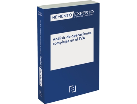 Livro Memento Experto Análisis De Operaciones Complejas En El Iva de Lefebvre-El Derecho (Espanhol)