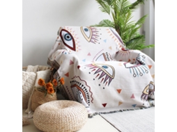 Manta Com Franjas Para Sofá-cama, Macia, Decorativa, Aconchegante, De Malha, Quente, Colcha, 51 X 63 Polegadas (a16)-aquaforge