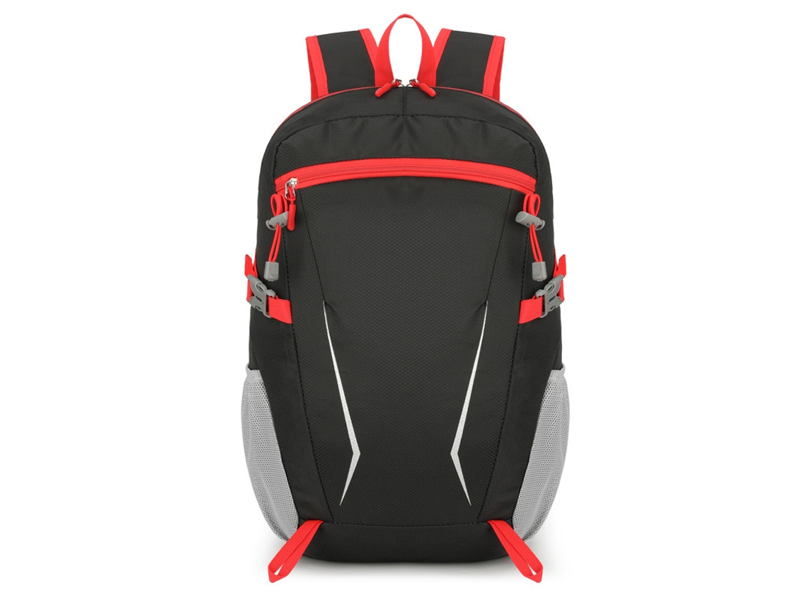 (preto) Mochila de viagem impermeável de grande capacidade para camping