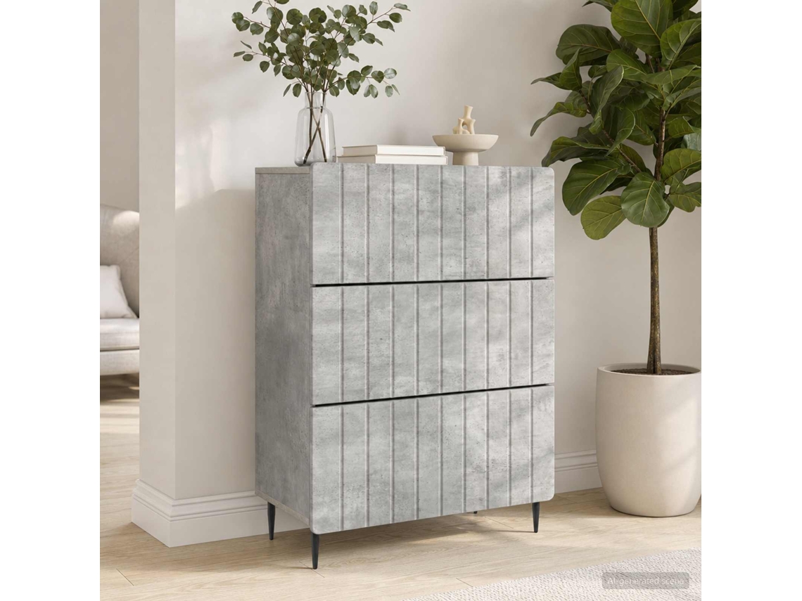 Vidaxl Gabinete De Gavetas 66 X 34,5 X 92 Cm Derivados De Madeira