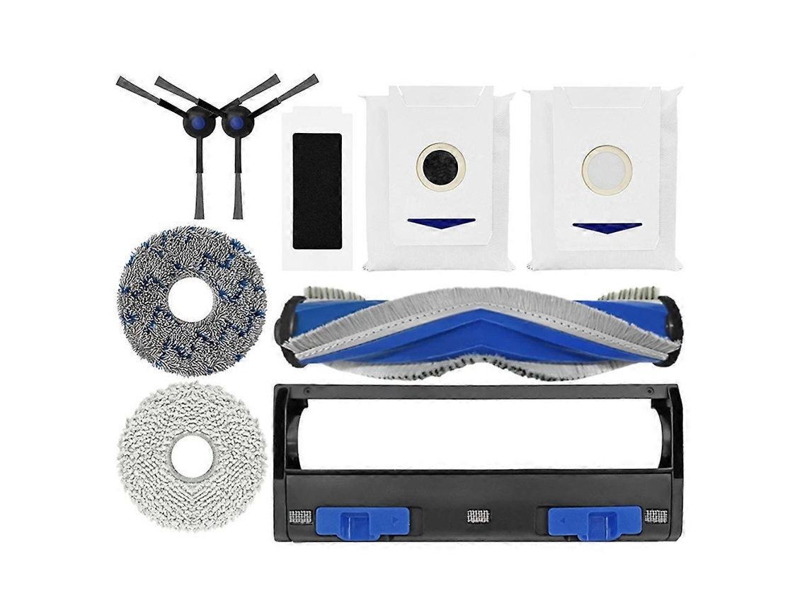 Para (ecovacs T30 Omni / T30 Pro Omni / Deebot T30e Pro) Aspirador Robô: Saco De Pó, Filtros Hepa, Escova E Mop._ptg