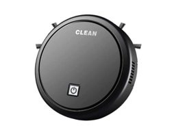 Aspirador robô com mop, 1200pa, 1,5h bateria, forte sucção, seco e úmido, preto | S/MARCA