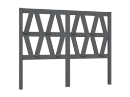 Bed Headboard, Bed Headboards Vidaxl Cinzeto Madeira De Pinho (126 X 100 Cm)