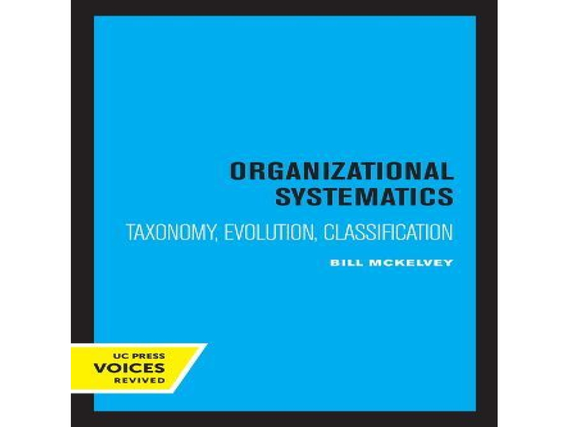 Livro Organizational Systematics de Bill McKelvey (Inglês)