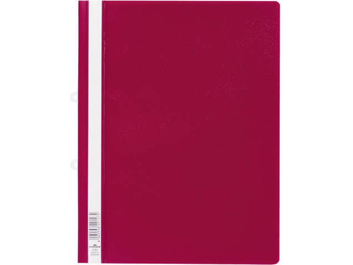 Capa DURABLE Clear View Folder Vermelho (A4 - PVC)