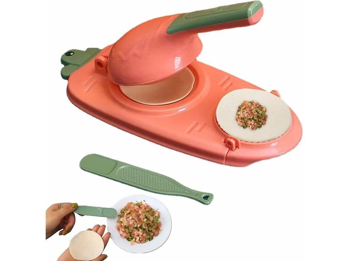 Máquina de Bolinho 2 em 1 Prensa de Massa e Kit de Molde para Ravioli Máquina de Bolinho Mini Aparelho de Cozinha para Feira 91