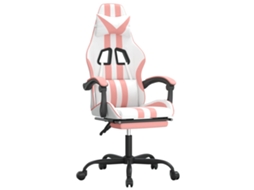 Cadeira de gaming VIDAXL Cor-de-rosa Couro Artificial