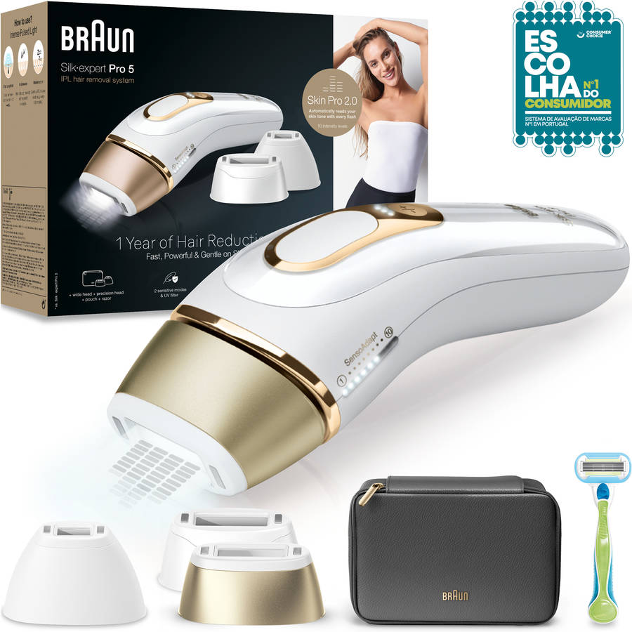 Depiladora Luz Pulsada BRAUN Silk Expert S5 Pl5242 (IPL - Multi-zonas - Corrente)