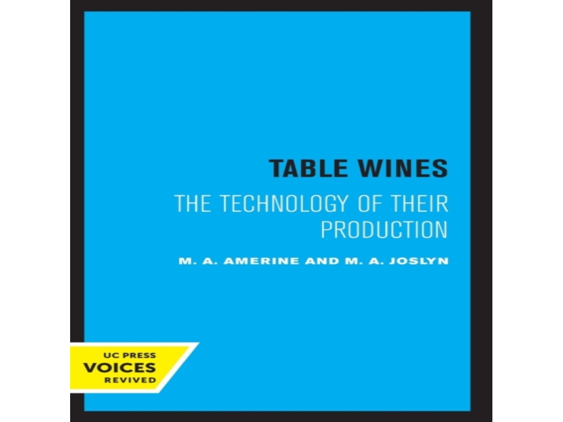 Livro Table Wines de MA Joslyn (Inglês)