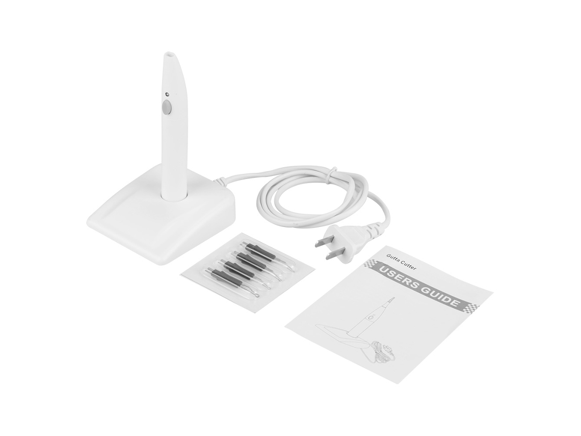 Cutter de Gutta Percha Dental YURU com 4 Pontas, Branco