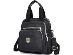 Mochila Feminina de Náilon, Resistente à Água, Multifuncional, para Ombro, Escolar, Bolsa de Mão | S/MARCA