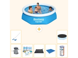 Bestway Piscina Bestway Fast Set Redonda - 244x61 Cm - 8-peças S21397