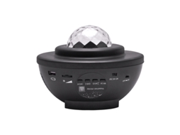 Projetor de Céu Estrelado Led Galaxy Lamp Bluetooth Luz Noturna 21 BRILVIBERA