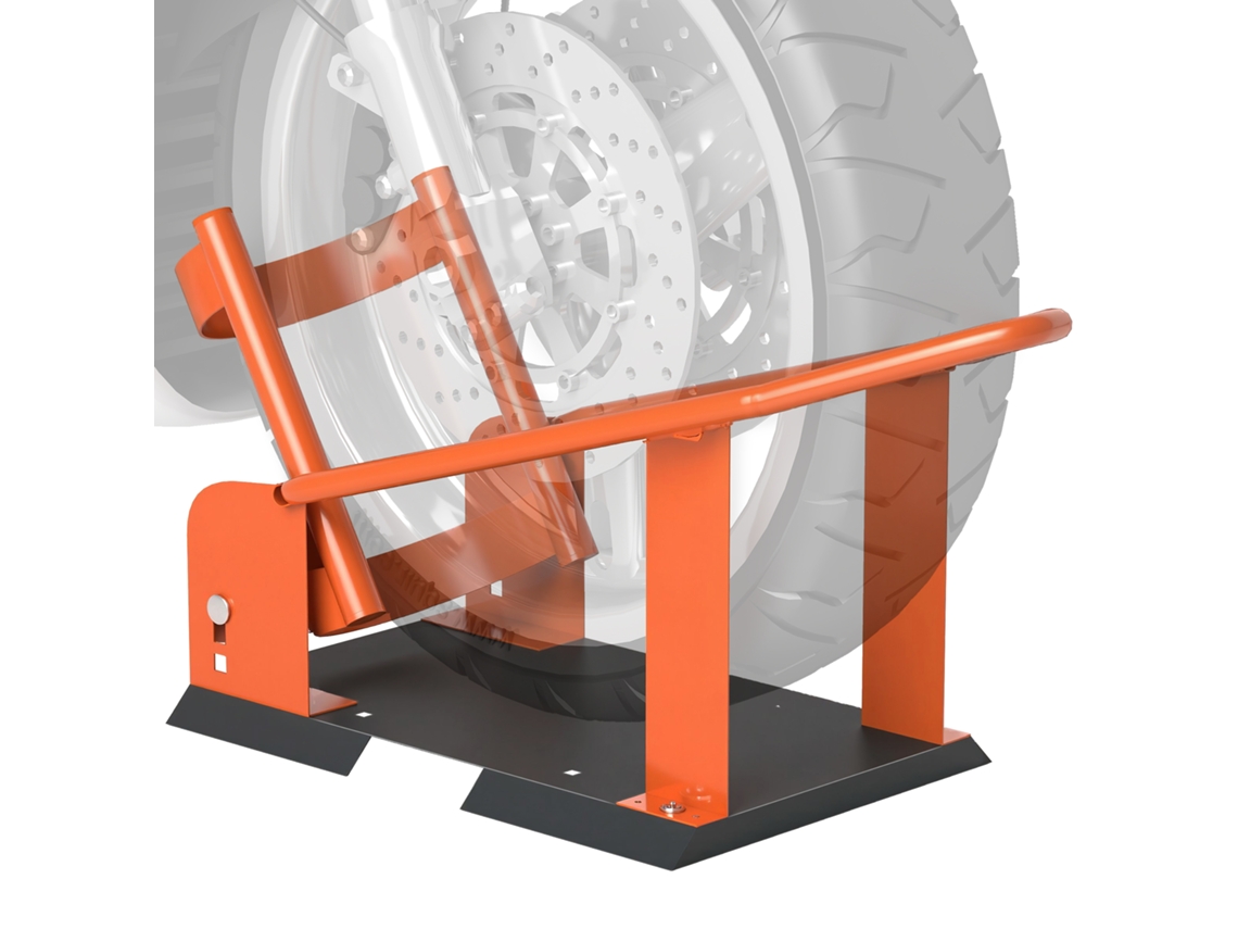 Suporte de Motocicleta para rodas de 15-21 polegadas, Capacidade 816,5 kg Laranja S/MARCA