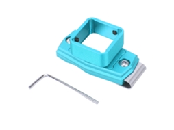 Conjunto De Caixa De Giz E Clip Para Bilhar Com Adsorção Magnética Aço Alumínio Acessórios De Bilhar Azul
