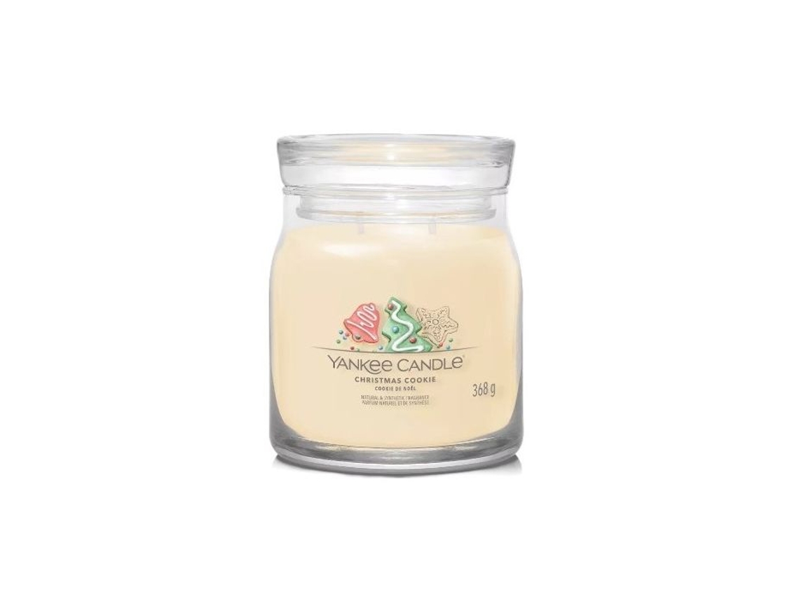 Bougie Assinatura De Natal Cookie Modelo Médio Yankee Candle