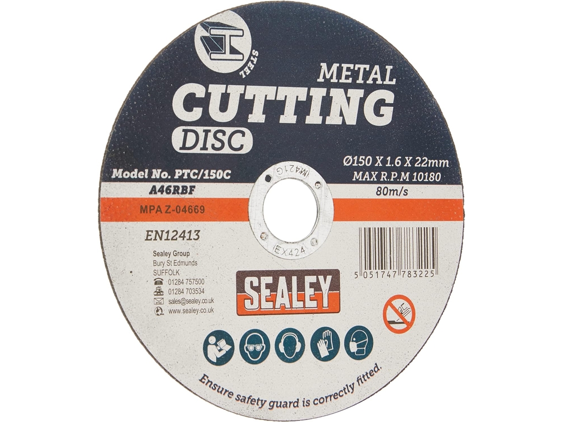 Disco De Corte Octogonal Ptc/150 C Com Furo De 1,6 Mm 22