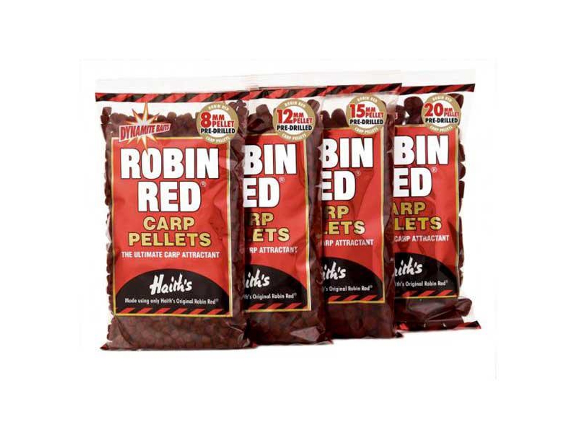 Dynamite Baits Robin Red Carp Pellets Pre Drilled 900 Gr