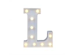 Luzes Led Letras Alfabeto Números Símbolos Coração Decorativa Casamento Festas Casa Bar | S/MARCA