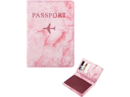 Porta-passaporte, Porta-passaporte Com Bloqueador Rfid, Porta-passaporte Para Mulheres E Homens(rosa)