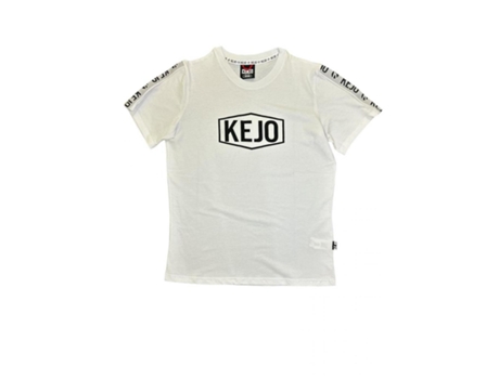 T-shirt De Homem Kejo Algodão Branco (l)