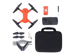 Mali drone S80 Rc com Câmeras Duas 4k Hd Aéreo Dobrável 4 Eixos para Crianças Acima de 14 Laranja 2 Baterias