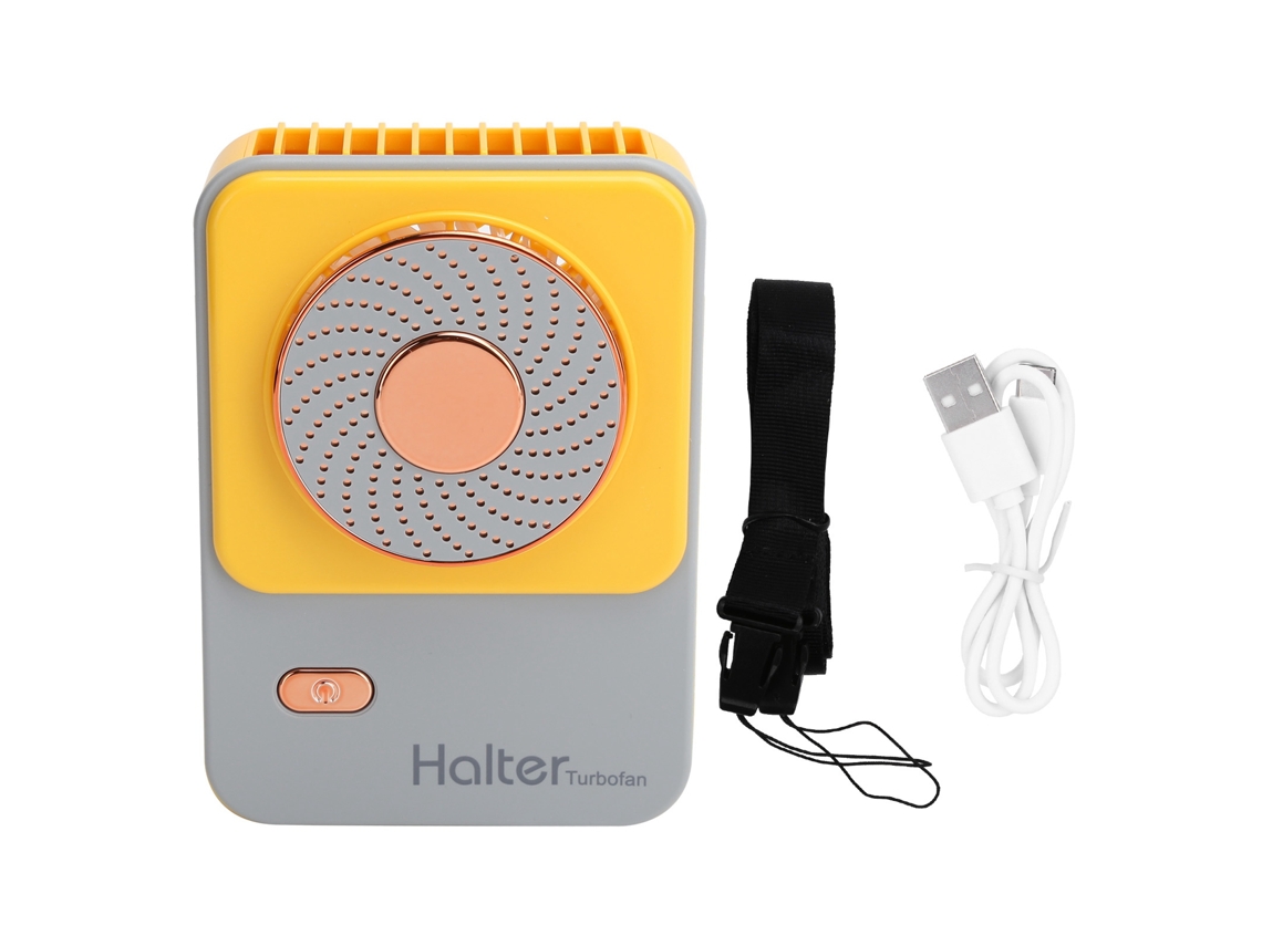 Ventilador Elétrico Laxiscreed Portátil E De Pescoço Com 3 Velocidades, Ideal Para O Verão