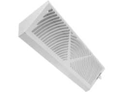 Grelha De Ventilação De Piso Em Metal Branco 38 11,7 X Cm – Painel Difusor