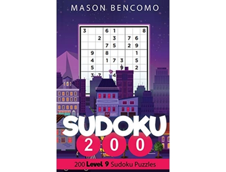 Livro Sudoku 200 Master The Sudoku With These Very Hard Puzzles Volume 9 de Mason Bencomo (Inglês)