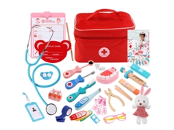 Kit Médico De Brinquedo Criatividade Na Brincadeira De Faz De Conta, Ajuda A Criar Consciência Sobre A Saúde Hexinyigjly