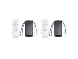 Kit Com 2 Controles Remotos Universais Para Ventilador De Teto E Luminária, Com Transmissor, Receptor E Temporizador Ajustáveis, 220v.