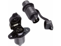 Conjunto De Conectores Agrícolas 12v Com 3 Pinos, Compatíveis Com Tratores, Conectores Macho E Fêmea Com Tampa À Prova D'água