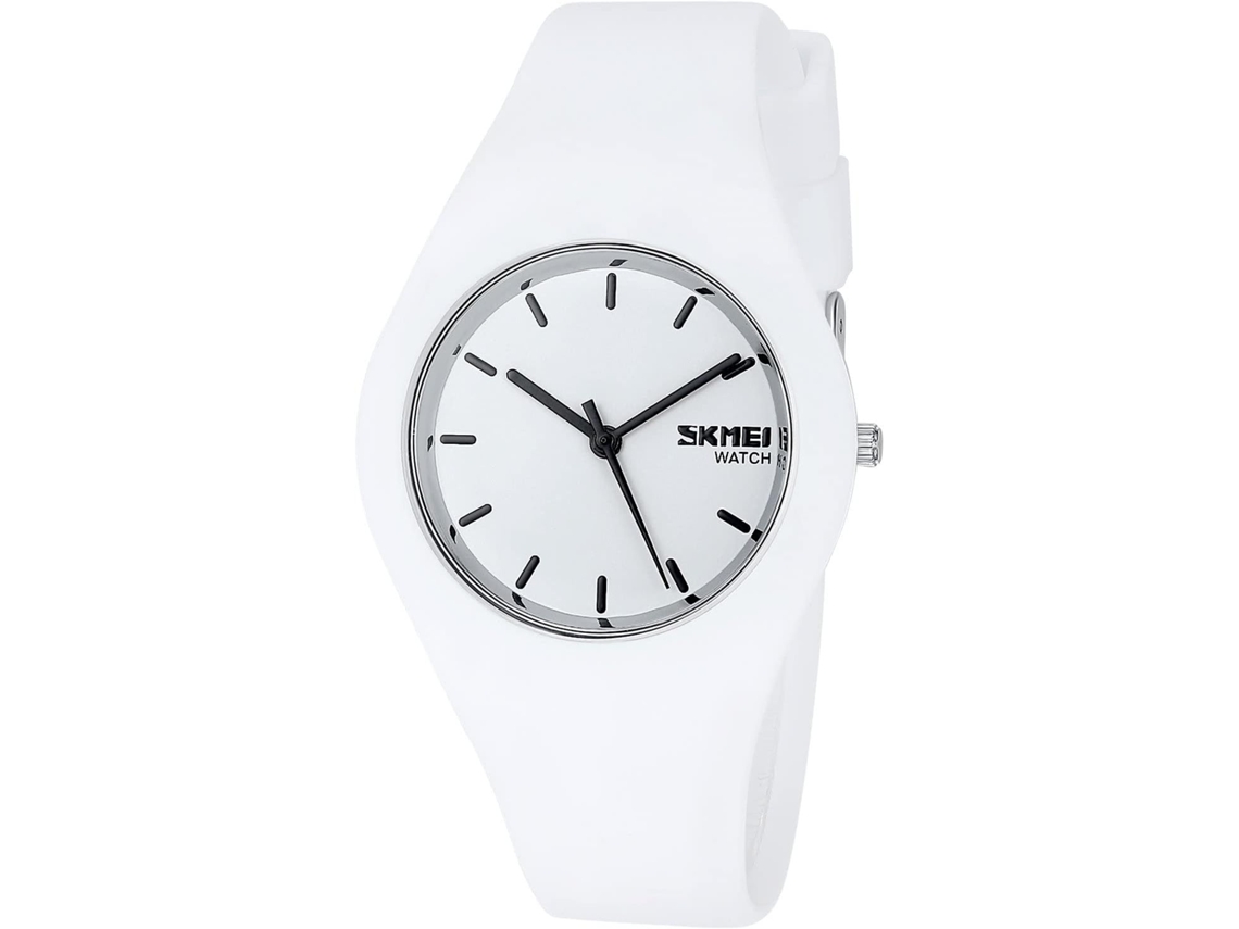 Lurelia Relógio Feminino, 40 Mm, 9 Mm, 8,5 Polegadas, Silicone, Resistente À Água 30m, Preto