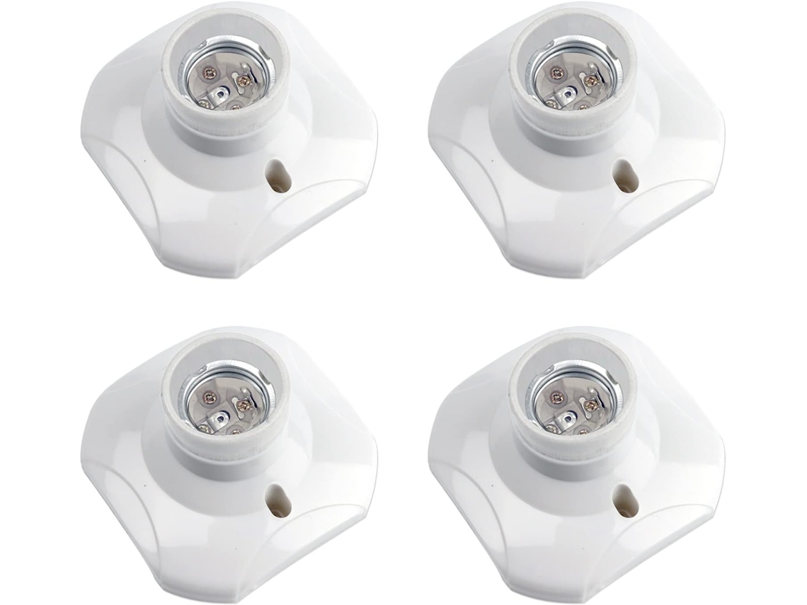 Soquete de Teto E27 com Rosca para Lâmpada Led BRILVIBERA