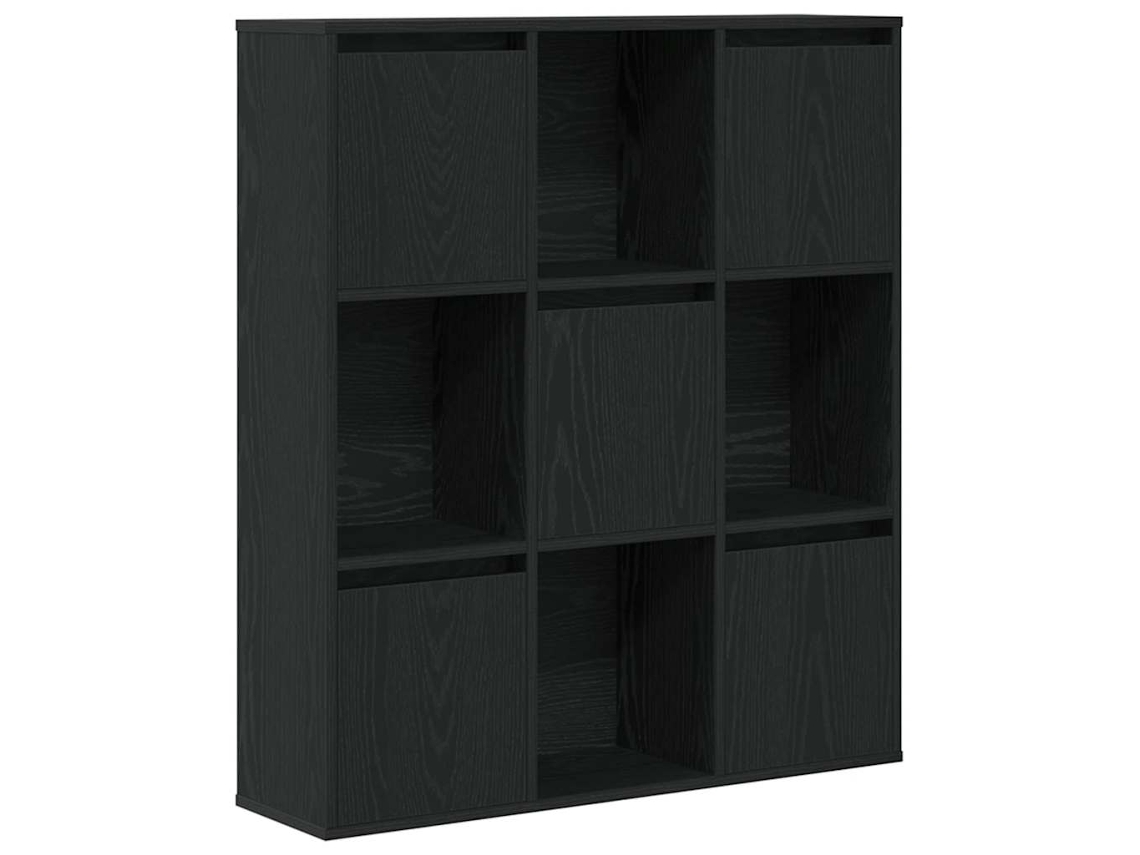 Estante Carvalho Preto Derivados Madeira 89x24x101,5 cm