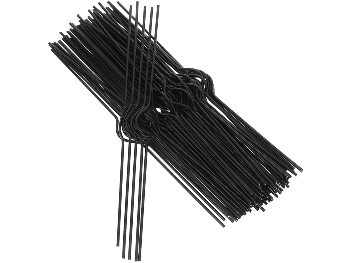 Conjunto De 100 Ganchos Ferro Preto Pendurar Calendários E Pôsteres Design Moderno Resistente, Ideal