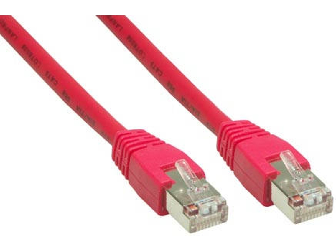 Cabo ALCASA (RJ45 - 10 m - Vermelho)