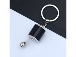 Pingente De Câmbio De Metal Para Carro Chaveiro Criativo Preto*